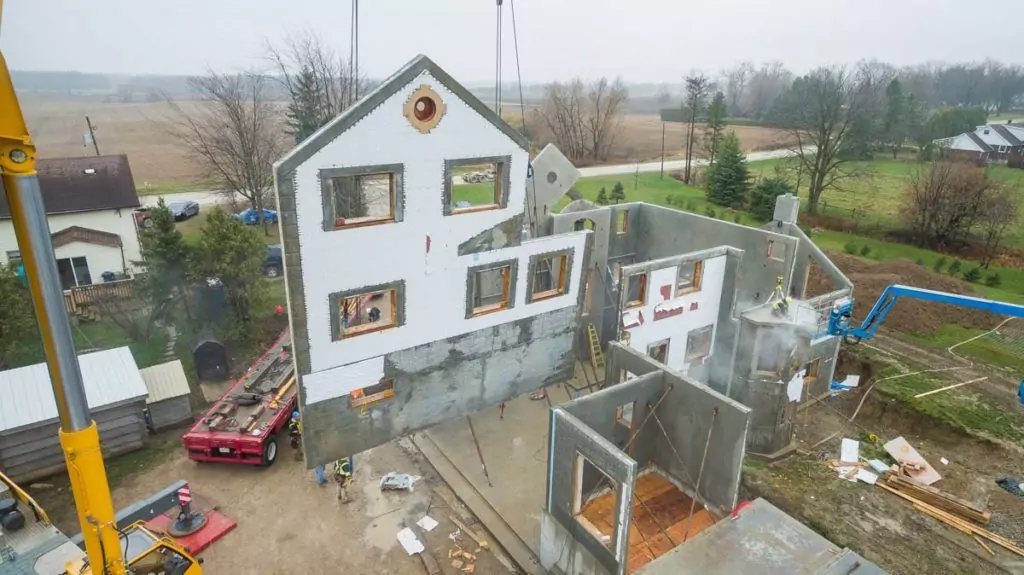 First Residential Home built with Tilt-Up Construction Project in Ontario